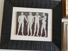 Mattonella quadro in ceramica dell'artista Pietro Lista di Salerno da collezione