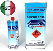 DILUENTE NITRO SOLVENTE COLORI e VERNICI PROFESSIONALE 1-5-25 LT  