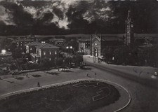 CARTOLINA *39 RIMINI EMILIA ROMAGNA PIAZZALE TRIPOLI NOTTURNO VIAGGIATA 1953