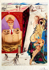 Salvador Dalì Litografia COA