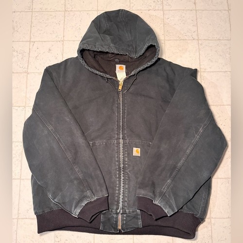 Carhartt black quilted jacket - quilted,