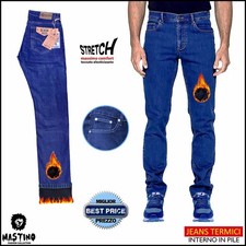 Jeans Uomo Termico Caldo Pile