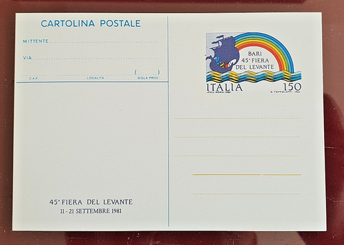 Cartolina postale lire - postale, 45
