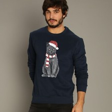 Felpa Uomo Colore Blu Marino