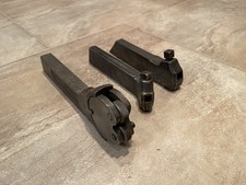 Accessori per tornio in metallo due portautensili e uno zigrinatore