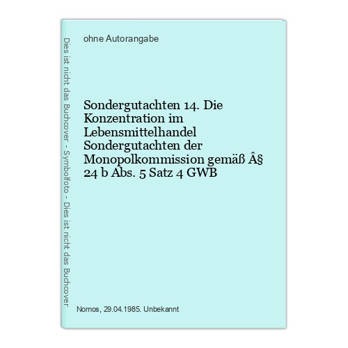 Sondergutachten die - sondergutachten, 14.
