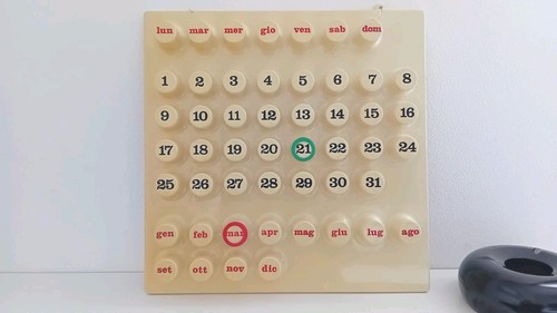 Calendario perpetuo ring - calendario,