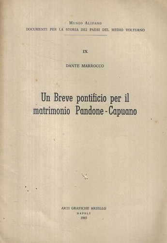 Breve pontificio per il - un,