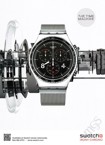 Pubblicità swatch irony - pubblicità,