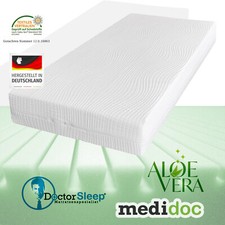 Materasso 7 Zone Comfort Foam Misura 190x200x17,5 cm AloeVera EC Durezza 2