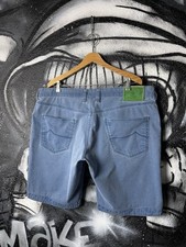 Pantaloncini denim reversibili Jacob Cohen lusso designer italiano da uomo taglia 40