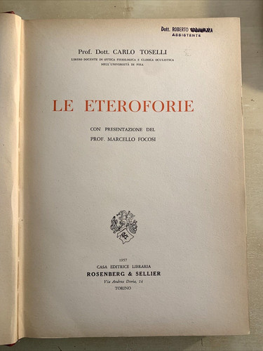 Eteroforie carlo toselli - -,