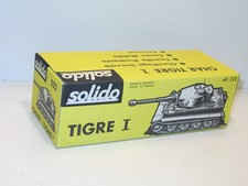 SOLIDO Rif 222, Scatola Repro In CARTONE DUREVOLE Per Carro Tigre Militare
