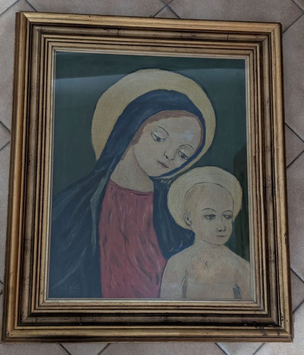 Quadro madonna con bambino - madonna,