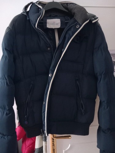 Piumino moncler blu opaco - moncler,