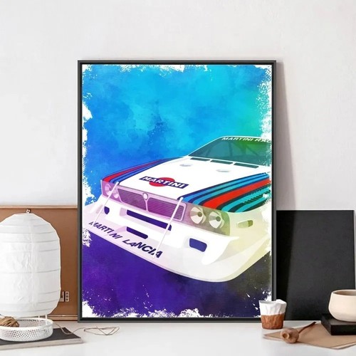 Lancia martini racing poster - martini,