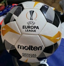 MOLTEN PALLONE CALCIO  OFFICIAL MATCH UEFA EUROPA LEAGUE MATCH WORN