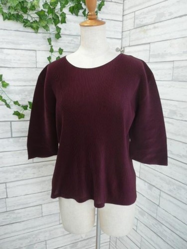 Top bordeaux rosso scuro - , con