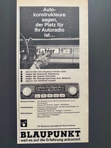 Autoradio blaupunkt 1966 - blaupunkt,