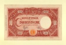 ITALIA ITALIA 500 LIRE BANCA D'ITALIA 1 AGOSTO 1944 P-70a VF++ RARISSIMA