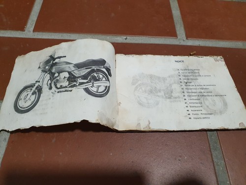 Moto guzzi manuale - moto, 75.