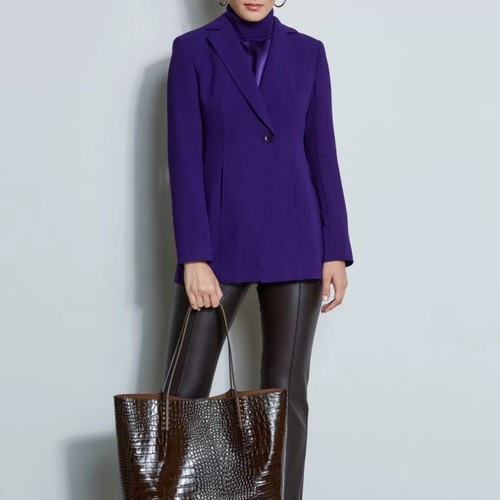 Blazer donna viola elegante