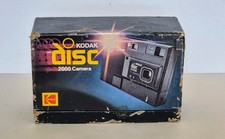Kodak Disc 2000 macchina fotografica vintage pellicola nera con scatola