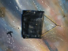 Borsa pochette grande vintage Fendi alta moda anni 80 vera pelle  originale rara