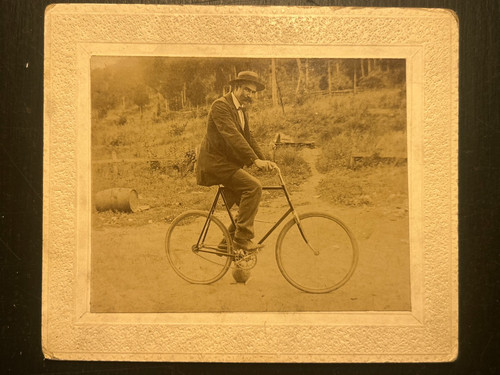 Antica foto bicicletta