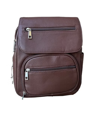 Zaino compatto pelle - in,