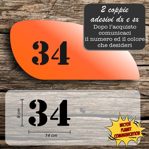 Adesivi stickers numero - stickers,