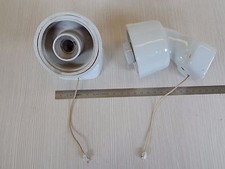 coppia di Applique lampada da parete in ceramica vintage nuovi