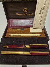Set penna stilografica 14 Kt