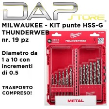 MILWAUKEE - Set punte HSS-G