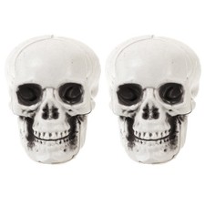  2 Pcs Decorazione Del Cranio Mini Teschi Centrotavola Di Halloween