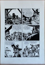 JOSE' ORTIZ - TAVOLA ORIGINALE TEX - 'IL TESORO DELLA MINIERA'