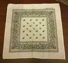 Abbigliamento/Accessori/Unisex/Foulard " BANDANA BIANCA E NERA " 100% Cotone