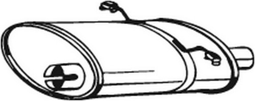 155 silenziatore posteriore - 155,