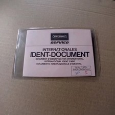 GRUNDIG SUPER COLOR 4632 TV TELEVISORE VINTAGE DOCUMENTO DI GARANZIA IDENTITÀ