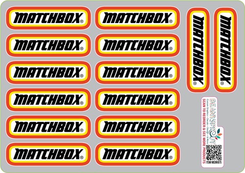 Matchbox loghi lungo foglio - 3",
