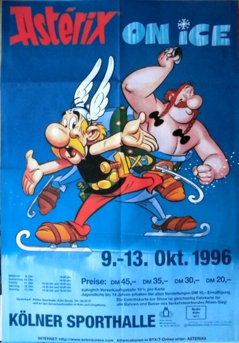 Asterix ice 1996 plakat - asterix,