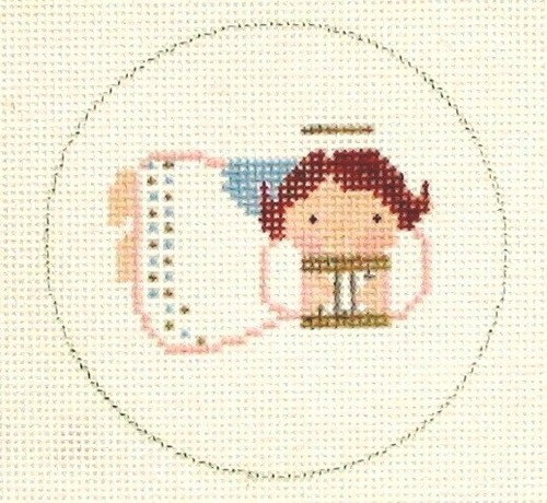 Angelo con arpa decorazione - con,