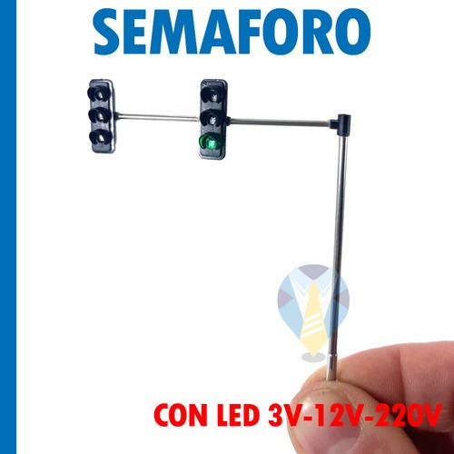 Semaforo doppio tre - tre, segnali