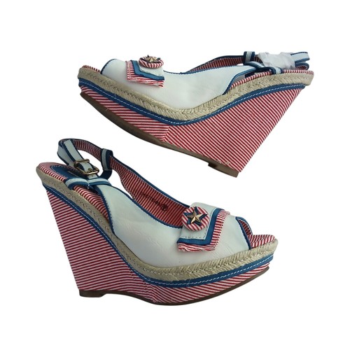 Sandali con zeppa nautica