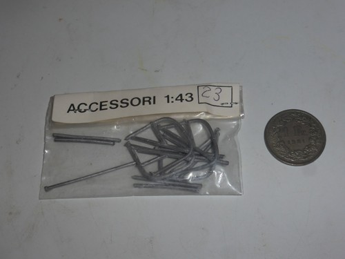 White metal scale - metal, 1:43
