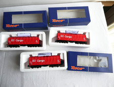 ROCO LOT 3 VAGONI CARGO MOD