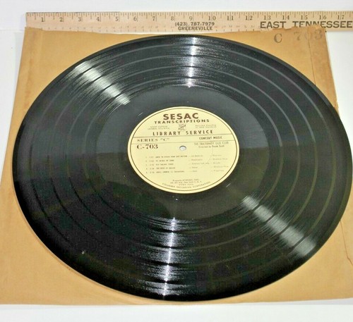 Transcription disc - 16",