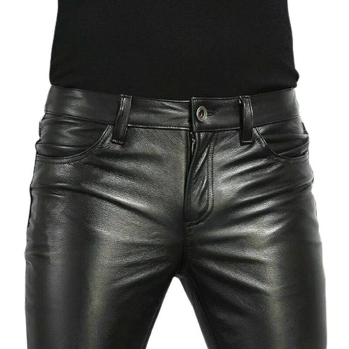 Pantalone uomo pelle aderente