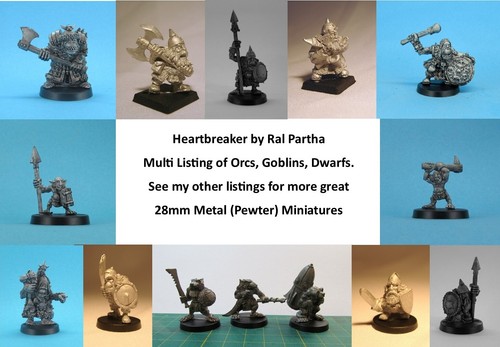 Heartbreaker metal miniatures - metal,