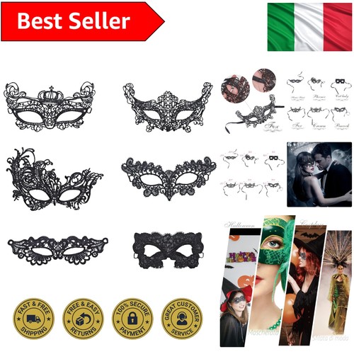 Set eleganti maschere - 6,